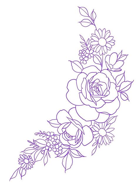 Pin By Christen Thomas On Tattoos Tattoo Stencil Outline Flower