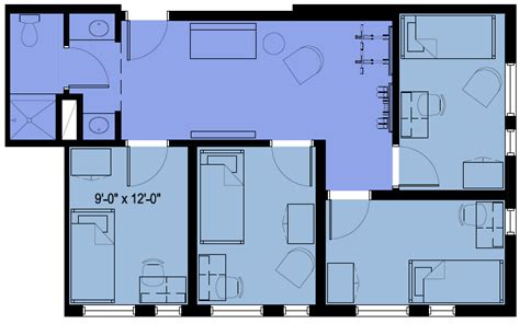 Residence Hall Room Plans Central Oregon Community College