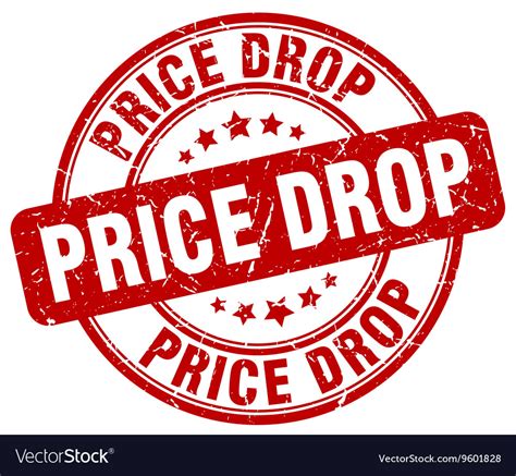 Price Drop Stamp Royalty Free Vector Image Vectorstock