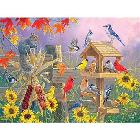 Autumn Gathering 1000 Piece Jigsaw Puzzle Bits And Pieces