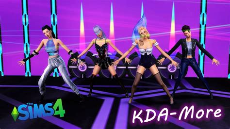 Sims 4 Dance Animation More Kda Free Download Youtube