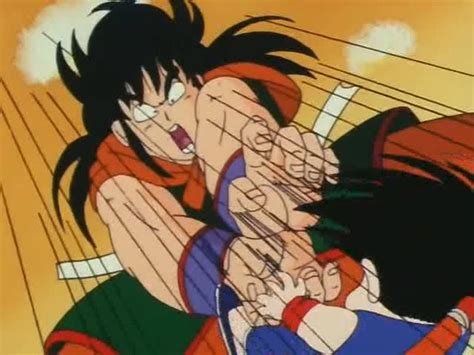 The first time was in dragon ball z by kid buu. Image - Yamcha finishes.jpg | Dragon Ball Wiki | FANDOM powered by Wikia