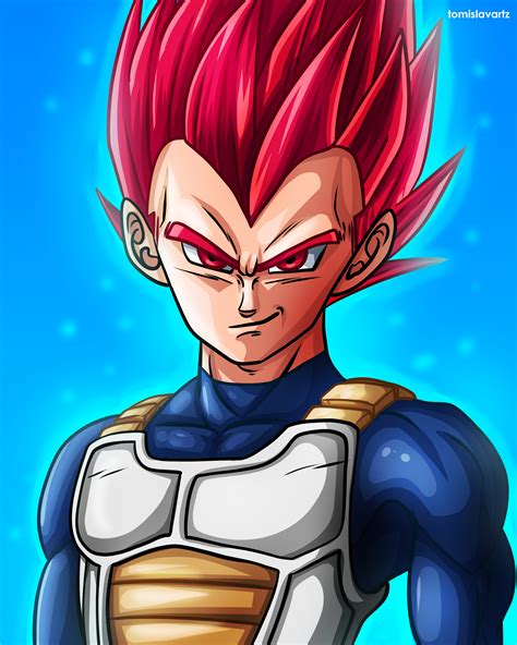 The super saiyan god transformation has a minor difference if we compared both anime and the dragon ball z: Vegeta - Super Saiyan God (Dragon Ball Super) by ...