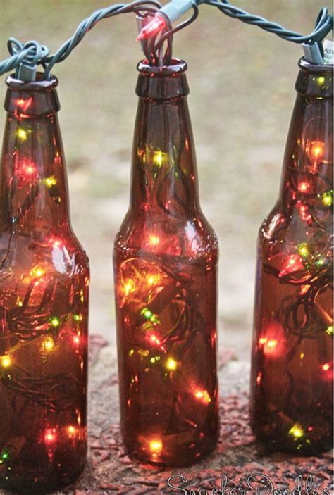 26 Clever Beer Bottle Craft Tutorials And Ideas Beer Bottle Crafts