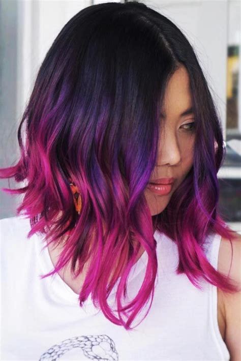 Dark Purplish Pink Violet Purplehair Ombre ️ Dark Purple Hair Is