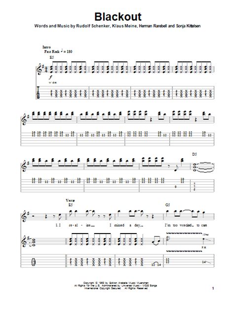 Maybe you would like to learn more about one of these? Blackout by Scorpions - Guitar Tab Play-Along - Guitar Instructor