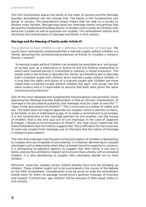 Lawyers For Yes Marriage Referendum Position Paper 23rd April 2015