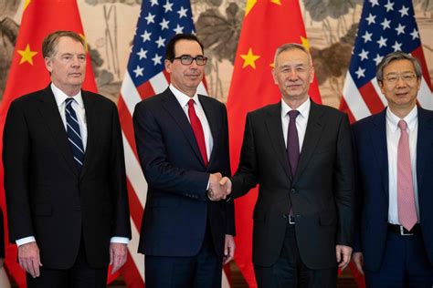 China Vice Premier Going To Us For Trade Talks