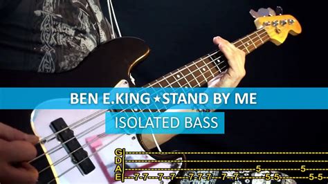 Isolated Bass Ben E King Stand By Me Bass Cover Playalong With