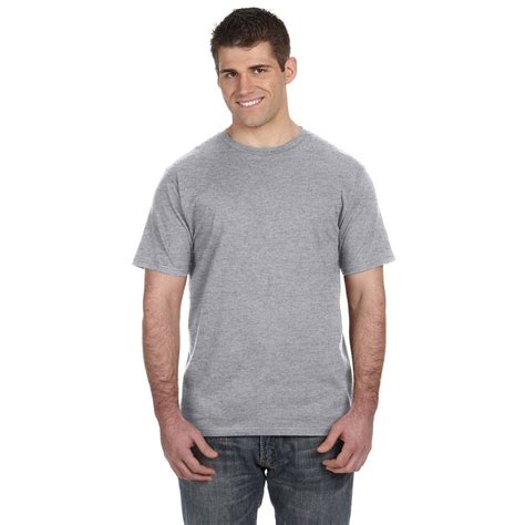 Anvil Mens Heather Grey Lightweight T Shirt