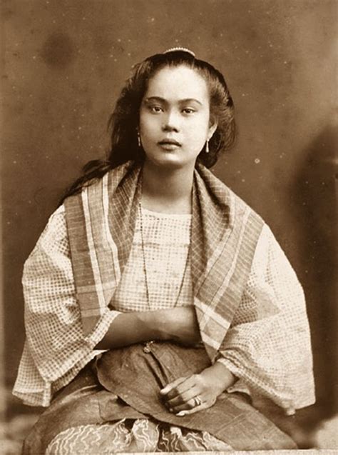 Portrait Of A Filipina Francisco Van Camp Philippines Dress