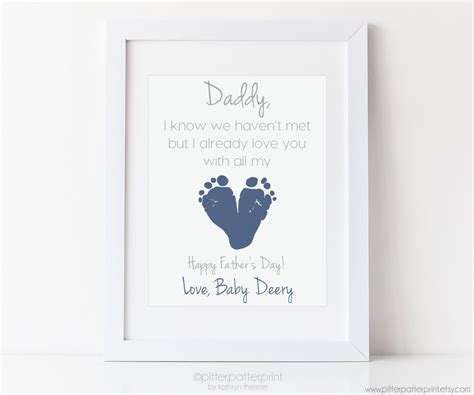 Fathers day gifts from baby to dad. Expecting Dad Gift Father's Day Daddy to be from Unborn
