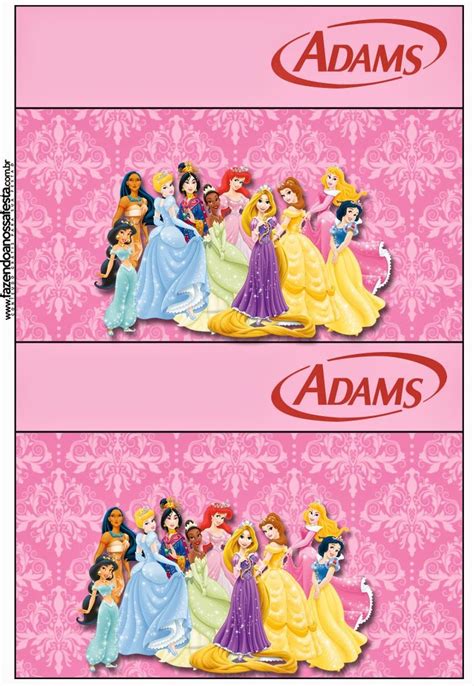 Princesas Disney Etiquetas Para Candy Bar Para Imprimir Gratis