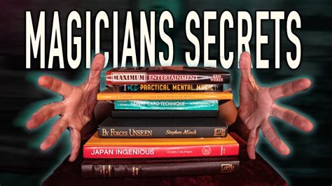 Secrets Most Magicians Dont Want You To Know Magic Books Youtube