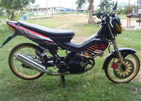 Ep3 wave 125i street bike super red another wave lang naman. the best motor modification: Honda sonic 125 street racing