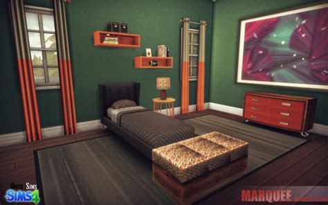 Marquee Bedroom Set At Onyx Sims Sims 4 Updates