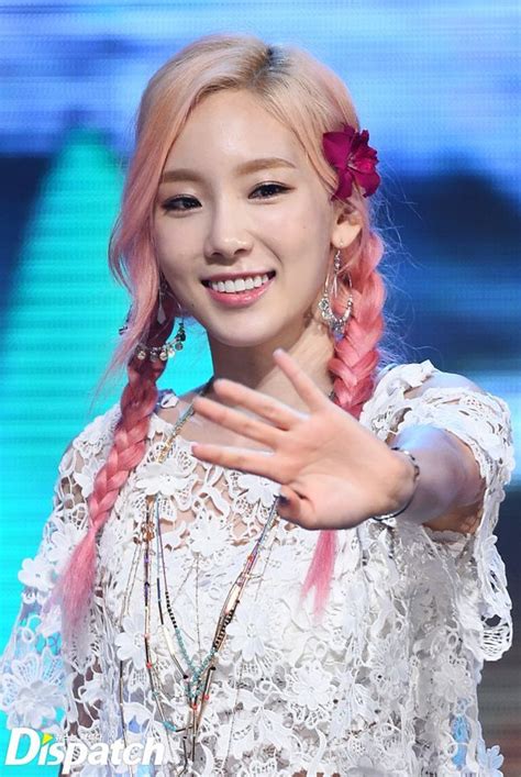 All Of Taeyeons Two Toned Hair Colors Done Over The Past