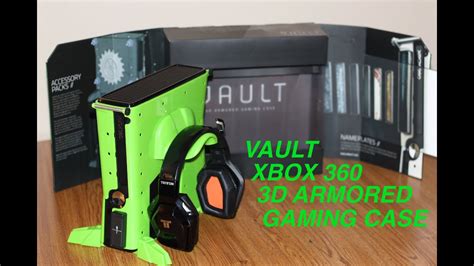 Xbox 360 Vault Case Unboxing And Setupnuclear Green Youtube