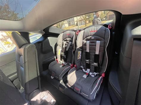 Heres The Tesla Model Y 7 Seater With Two Car Seats In The Third Row