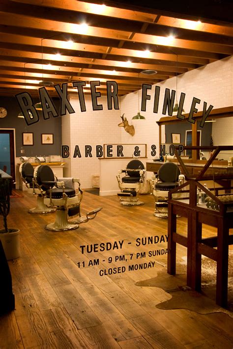 Baxter Finley Barber Shop Los Angeles 06 Barber Shop Interior Barber