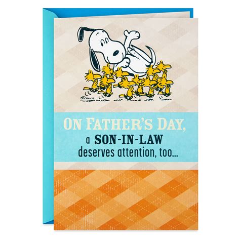 Some dads have loads of hobbies which are a surefire source of winning presents, but others can be closed books that will need a little more well, luckily for you, we've come up with a list of 40 of the best gifts for your father in law. Peanuts® Snoopy Father's Day Card for Son-in-Law ...