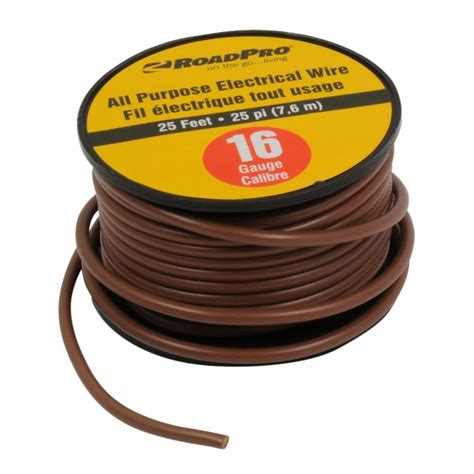 Roadpro 16 Gauge 25 All Purpose Electrical Wire Spool