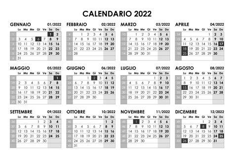 Calendario 2022 Da Stampare Pdf Calendario Liturgico