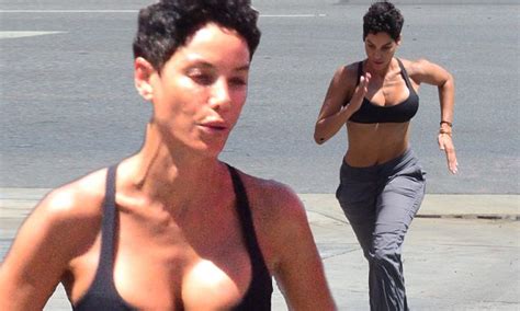 Nicole Murphy Shows Off Her Toned Abs And Fit Physique In West Hollywood Workout