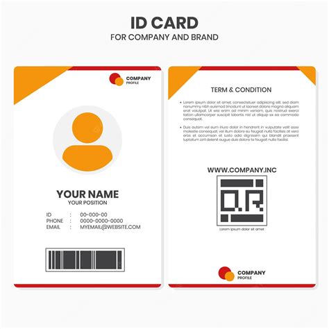 Premium Vector Id Card Vector Design Template