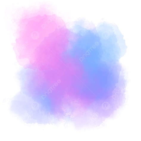 Pink Blue Pastel Watercolor Pastel Watercolor Cewe Kue Watercolor
