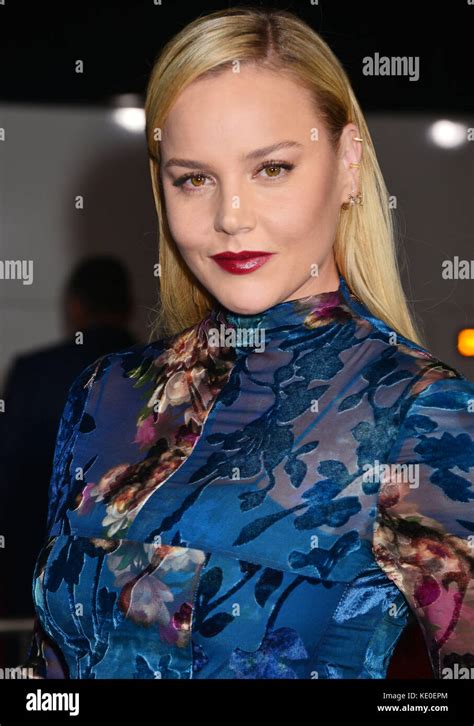 Los Angeles Usa 16th Oct 2017 Abbie Cornish 013 Arriving At The Geostorm Premiere At The Tcl