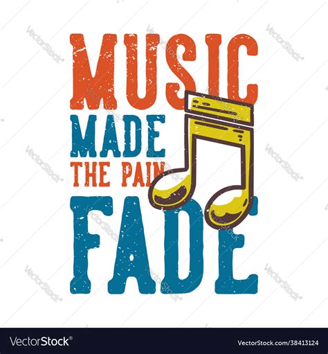 T Shirt Design Slogan Typography Music Made Vector Image