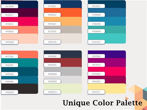 Unique Color Palette Uplabs