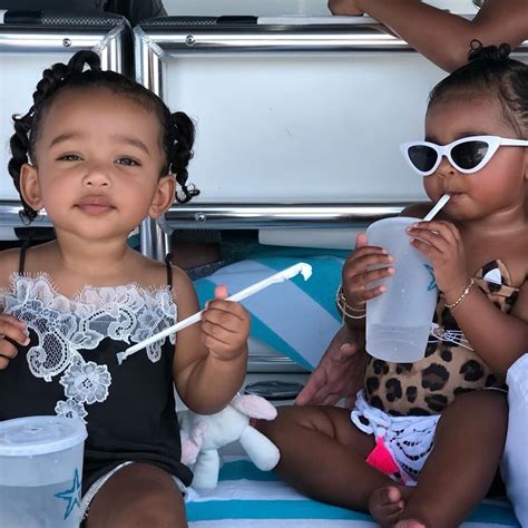 Strike A Pose From True Thompson And Chicago Wests Adorable Bahamas