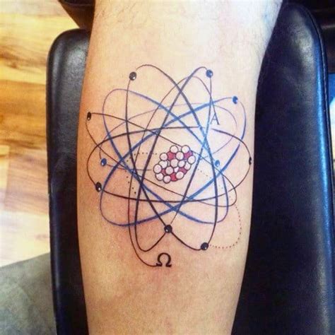 Home / inks / solid ink; 40 Atom Tattoo Designs For Men - Chemical Element Ink Ideas
