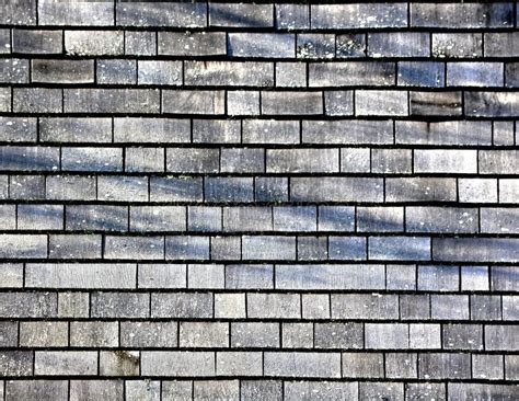Weathered Gray Cedar Shingle Wall Stock Photo Image Of Cedar