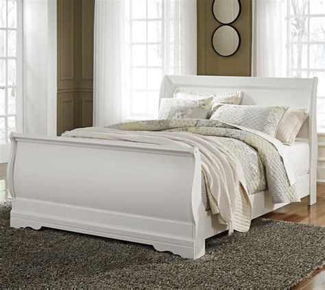 Signature Design By Ashley Anarasia Queen Louis Philippe Sleigh Bed