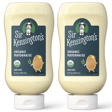 Sir Kensingtons Organic Mayo Squeeze Bottle Real Mayonnaise 12 Oz