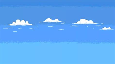 2d Pixel Art Background 10 Sky And Cloud 2 2d Environments Unity