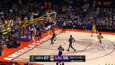 Lakers vs nuggets live : 3rd Quarter, One Box Video: Los Angeles Lakers vs. Denver Nuggets - YouTube