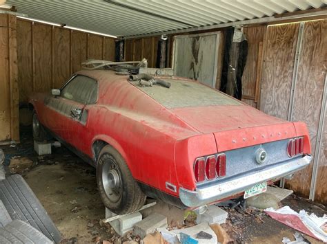 1969 Ford Mustang Mach 1 Barn Find Is In Need Of Rescue Going For
