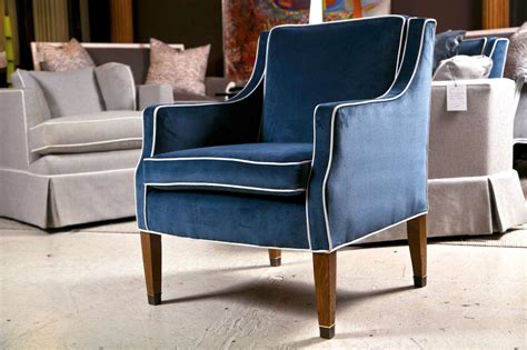 The most common mid century club chairs material is paper. Mid-Century Club Chairs with Blue Velvet Upholstery at 1stdibs
