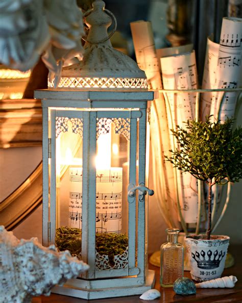 Simple Summer Lantern Decor Follow The Yellow Brick Home Summer