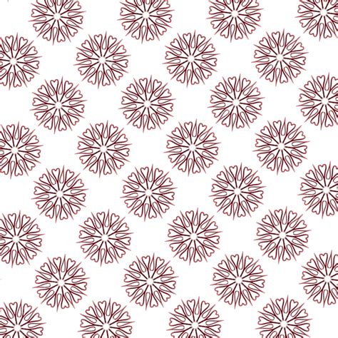 Pattern Batik Bunga Warna Merah Marun Pattern Flowers Pattern Batik