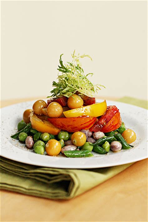 Fresh Chickpea And Heirloom Tomato Salad Food And Style