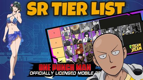 Sr Tier List One Punch Man The Strongest Youtube