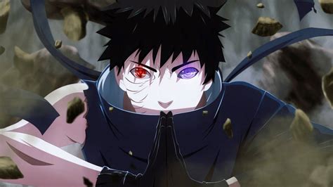 Download Red Purple Eyed Obito Wallpaper