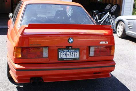 1988 Bmw Henna Red E30 M3 For Sale