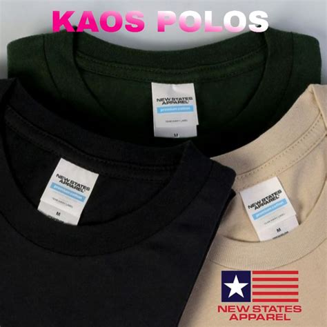 Kaos Polos New State Apparel Premium Lazada Indonesia