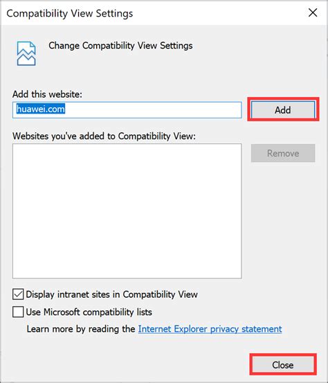 Using Compatibility View In Microsoft Edge Huawei Support Global
